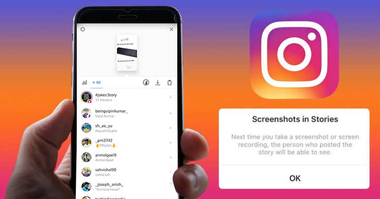 how to know if someone screenshots your Instagram story? 
