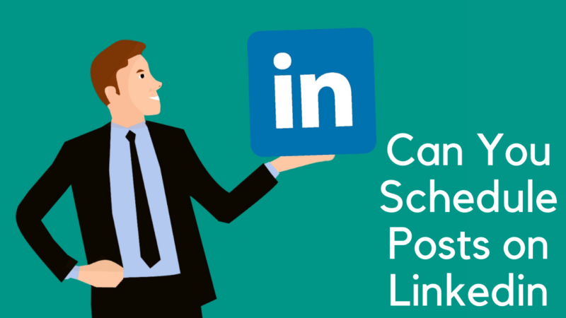 can you schedule posts on linkedin