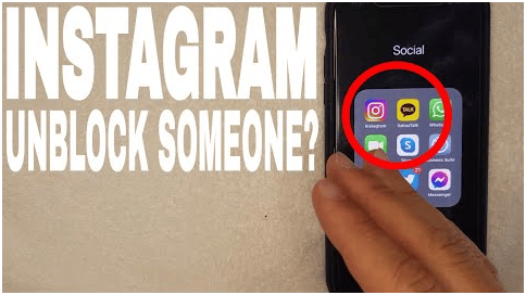 how to unblock instagram