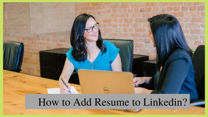 how to add resume to linkedin 
