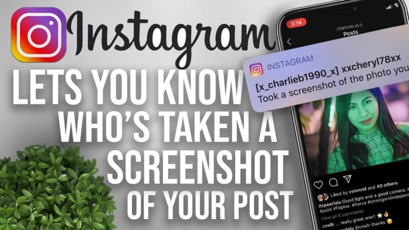 comment savoir si quelqu'un fait une capture d'écran de ta story Instagram. 
