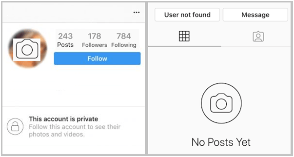 how can you know if someone blocked you in Instagram.
