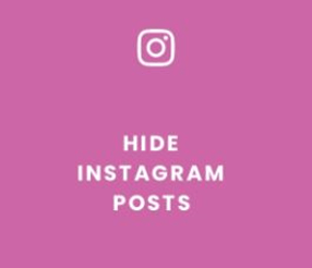 How To Hide Posts On Instagram 