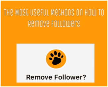 how to remove followers on twitter