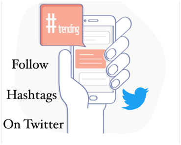 how to follow a hashtag on twitter