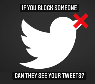 Si tu bloques quelqu'un sur Twitter peut-il voir tes Tweets