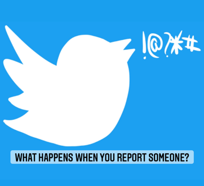 Wat er gebeurt als je iemand op Twitter rapporteert