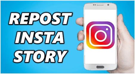 steps to repost instagram story