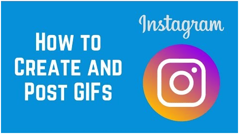 how to post a gif on instagram