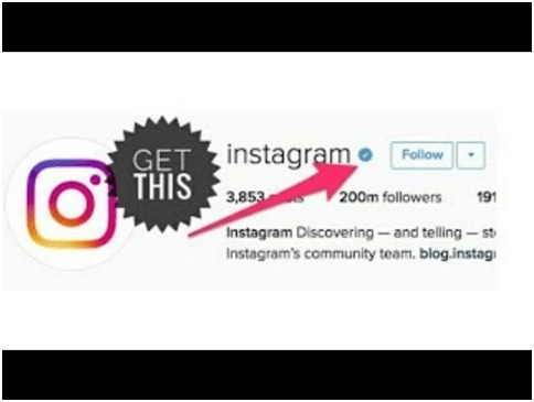 how to get a blue check in Instagram