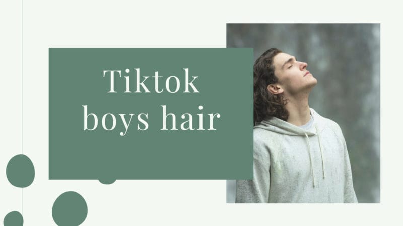 tiktok boys hair