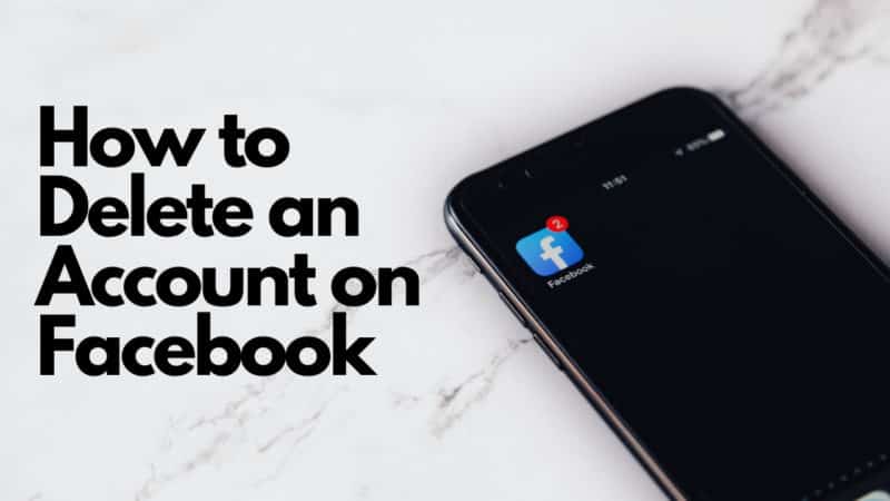 How to Delete an Account on Facebook