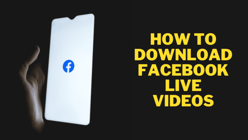 How to download Facebook live videos