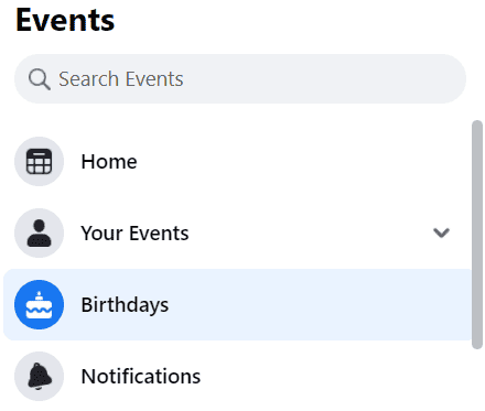 How to find birthdays on Facebook2 Como encontrar aniversários no Facebook