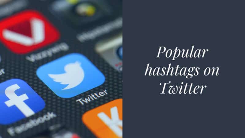 popular hashtags on Twitter