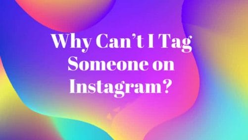 Warum kann ich jemanden nicht auf Instagram taggen
