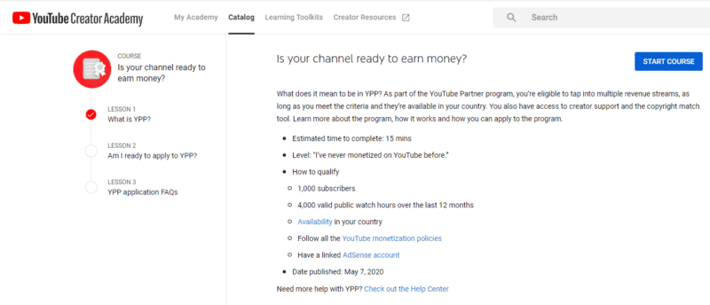 YouTube to earn money