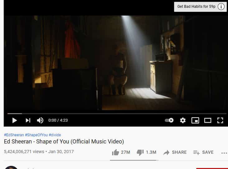Shape of You - Ed Sheeran