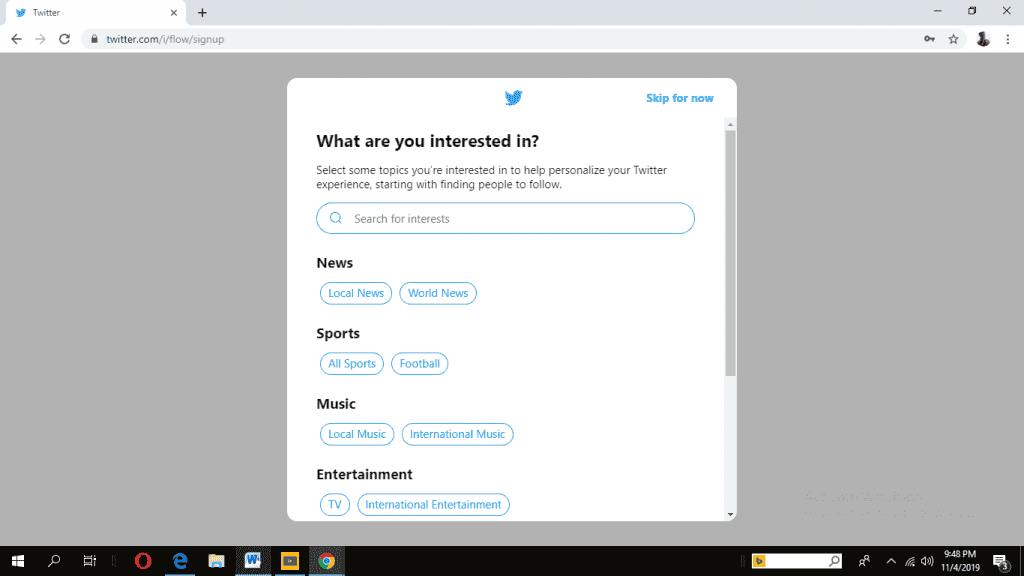 allows you to personalize your Twitter experience