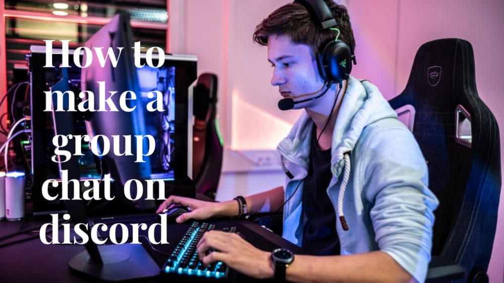 how to make a group chat on discord