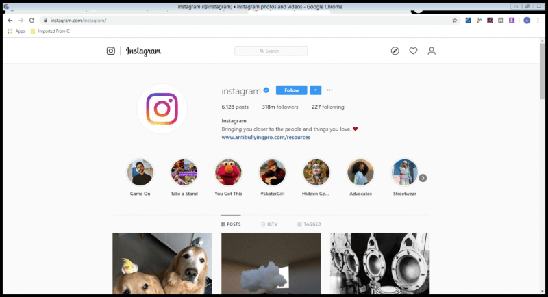 Instagram account is the most popular account on Instagram