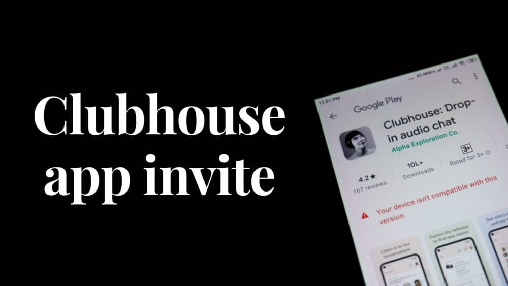 Clubhouse app invite