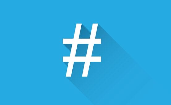 following hashtags twitter