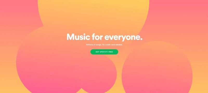 Sign up for Spotify With Facebook
