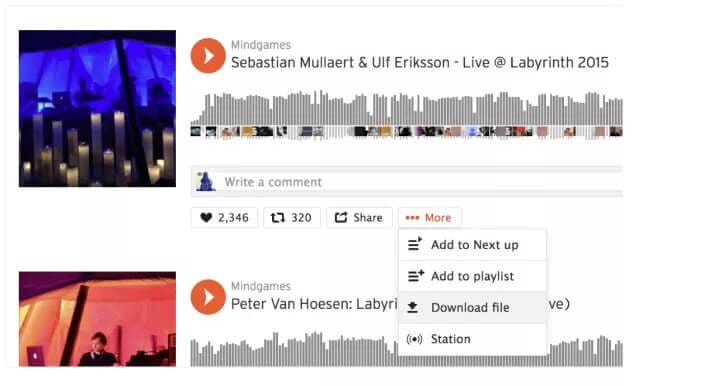 SoundCloud's Download Feature