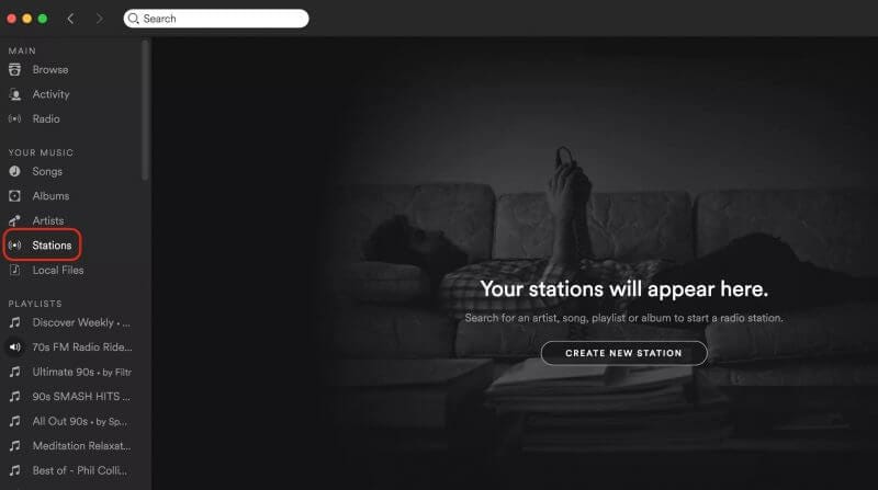 Start a Radio Station from Any Song