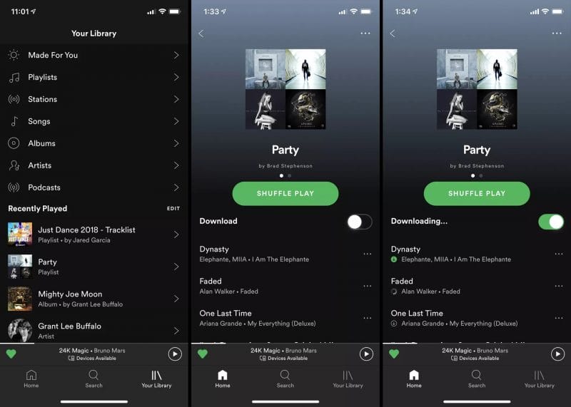 Hoe liedjes downloaden van Spotify