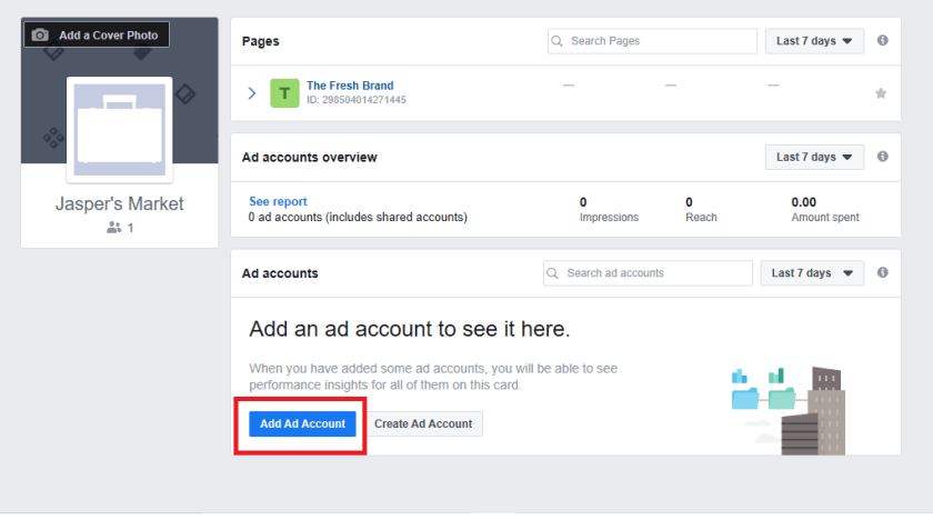 Link your ad account