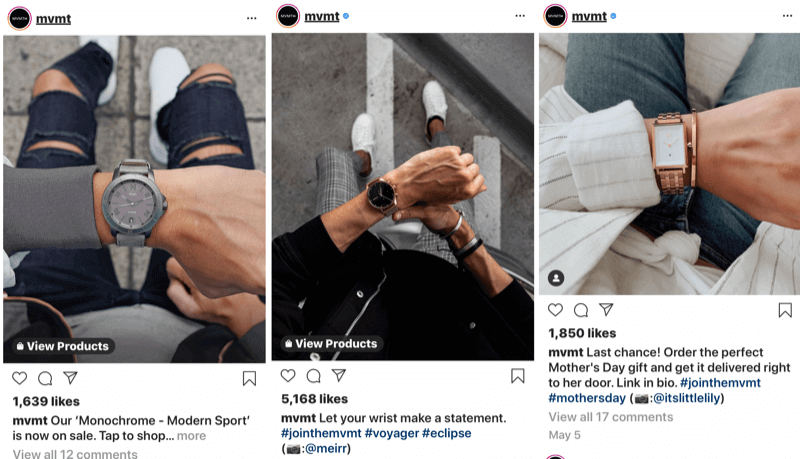 Überlege, Instagram-Fotos mit innovativen Kamerawinkeln aufzunehmen