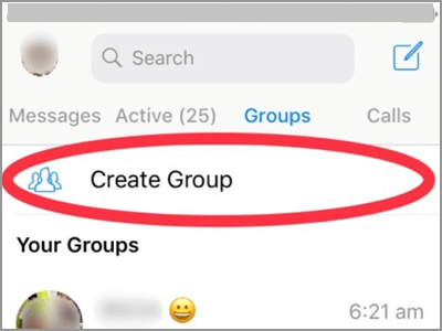 Create group Wie man Freunde auf Facebook vorschlägt
