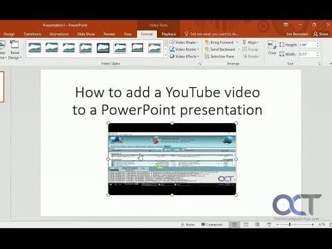 Hoe een video in PowerPoint in te sluiten