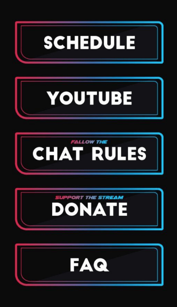 How To Make A Twitch Panel