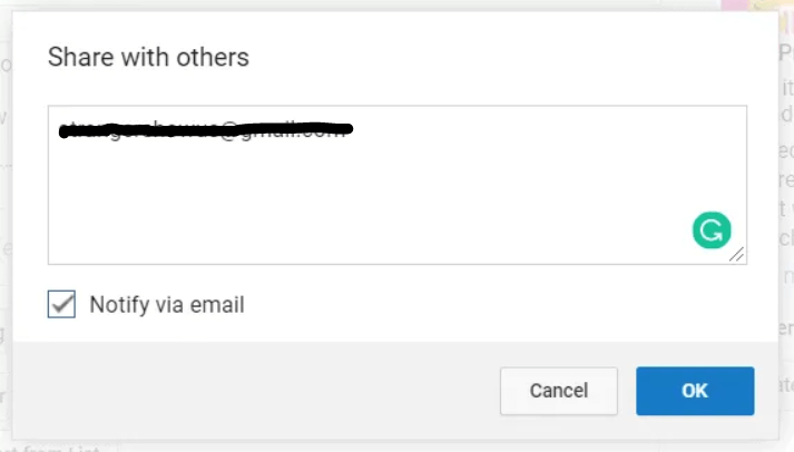 Step 5 Enter Email Address of the people you want to share the Private YouTube video with