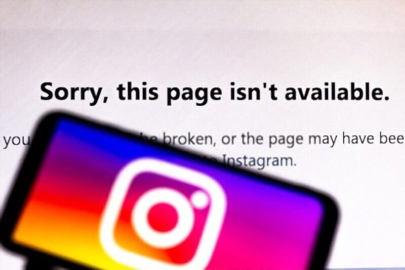 bloqué sur Instagram